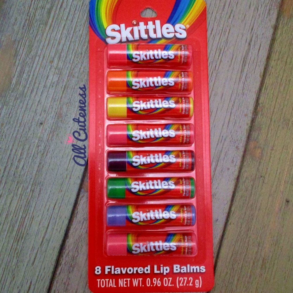Skittles Flavored Lip Balms